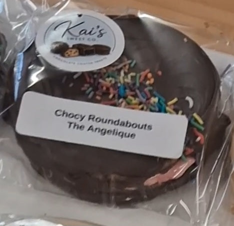 The Angelique — Pink Marshmallow Chocolate Roundabout, Ships Australia-Wide