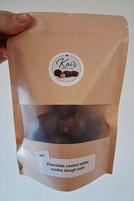 Mini Chocolate Coated Edible Cookie Dough Balls — Gift Pack, Ships Australia-Wide