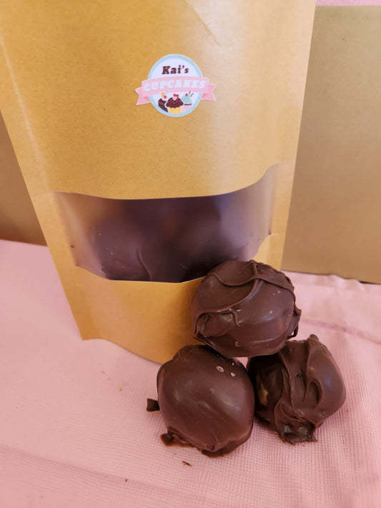 Chocolate Coated Edible Cookie Dough Balls Pk